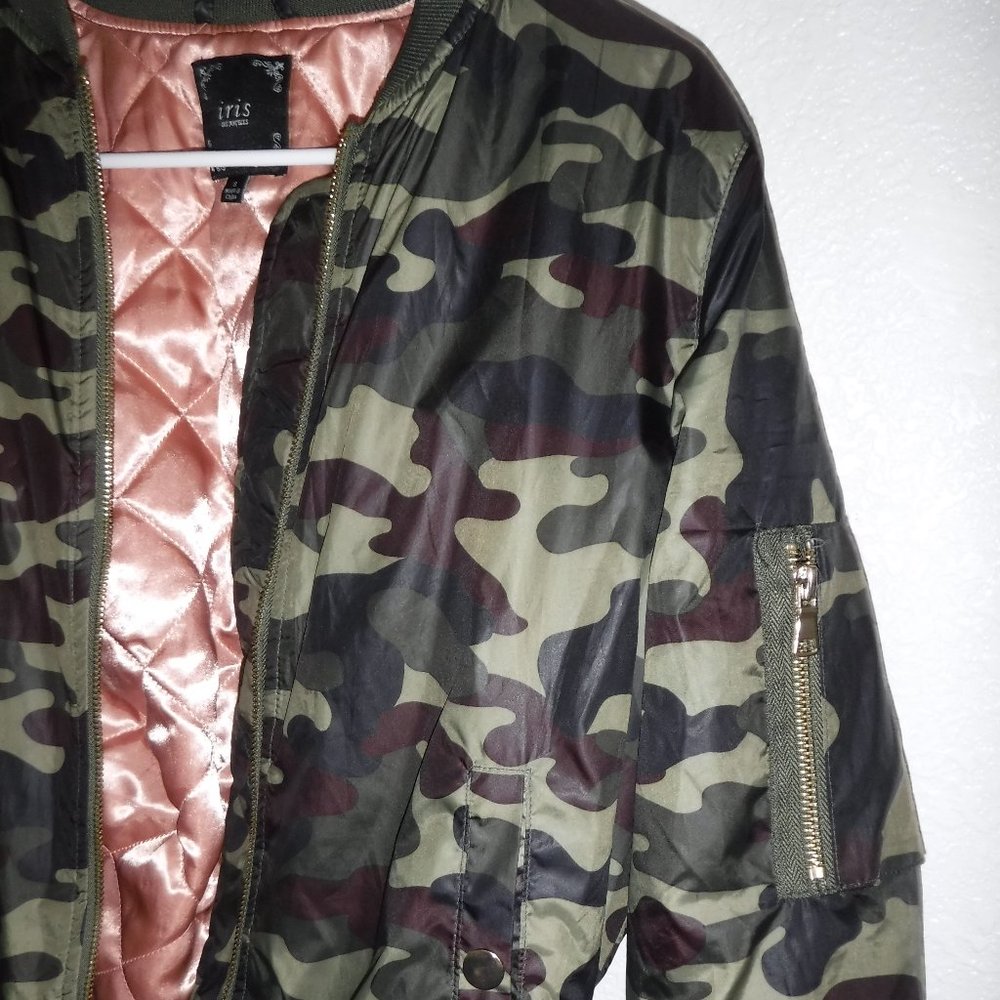 Camouflage Bomber Jacket